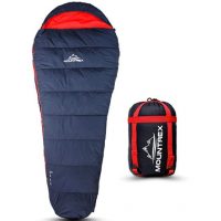 Ultrakönnyű hálózsák Mountrex - Múmia, 0° piros