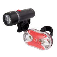 Led kerékpár lámpa készlet - Fekete