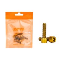 Titán szárcsavarok M5x18 mm, 6 darabos készlet - Arany