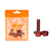 Titán szárcsavarok M5x18 mm, 6 darabos készlet - Piros