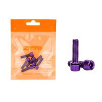 Titán szárcsavarok M5x18 mm, 6 db-os készlet - Lila
