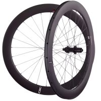 CSC Ultrakönnyű szénszálas kerékszett 700C 60x25 mm - Clincher - belső gumi, R13