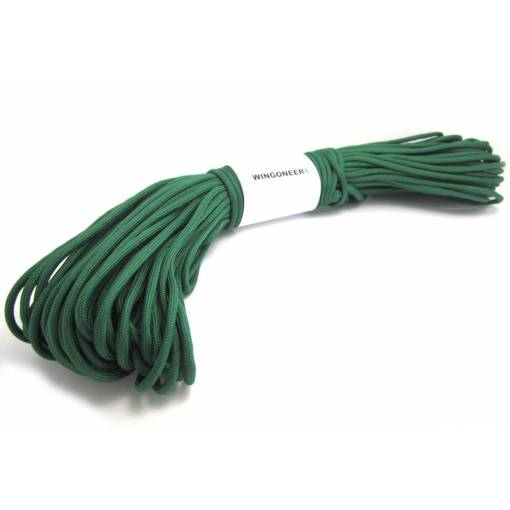 Foto - Paracord kötél Type 550 Type III - Sötétzöld, 30 méter