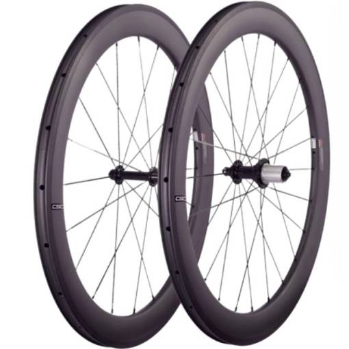 Foto - CSC Ultrakönnyű karbon kerék szett 700C 38x25mm - Clincher - belsővel, R13